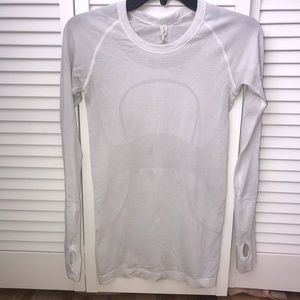 Lululemon Swiftly Tech Long Sleeve Crew White 4